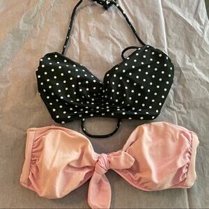 VS barbie core bikini tops pink/black